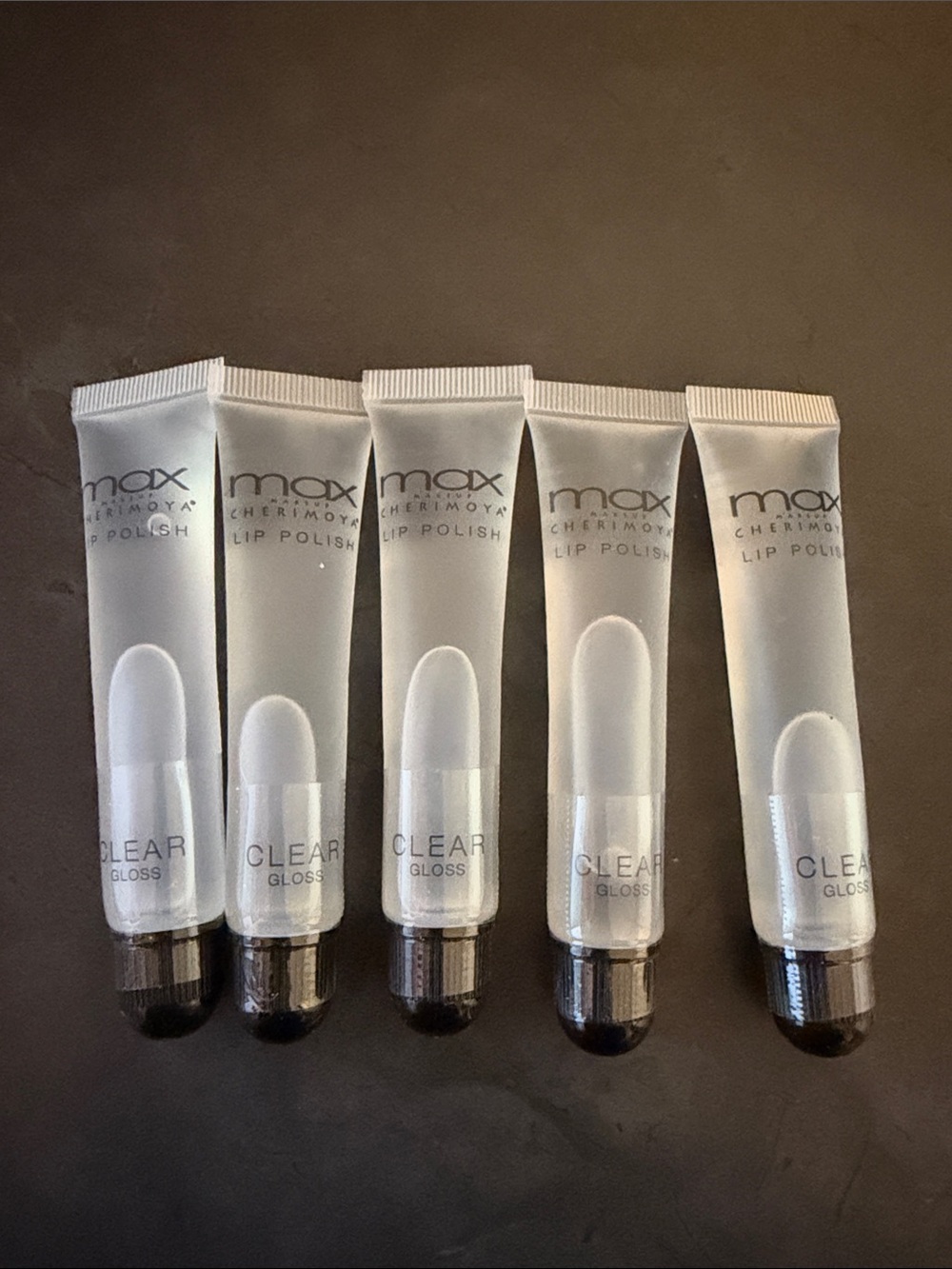 Max Studio Clear Lip Gloss Tubes — Clear (Set of 5)